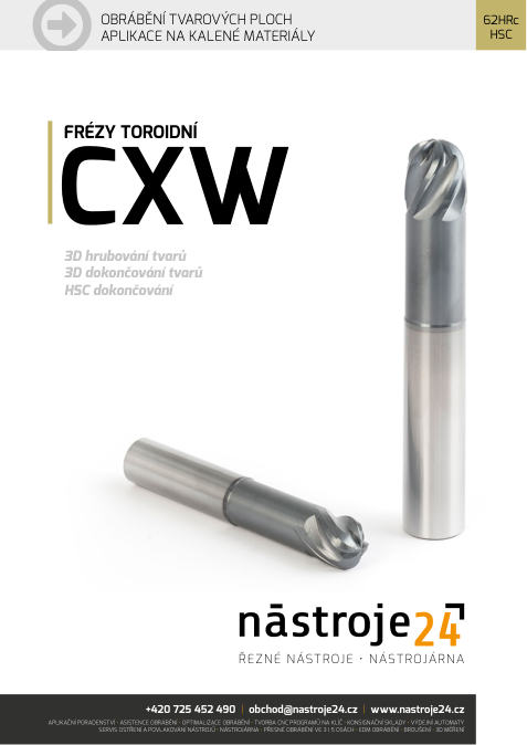 Náhled katalogu: Toroidní frézy CXW
