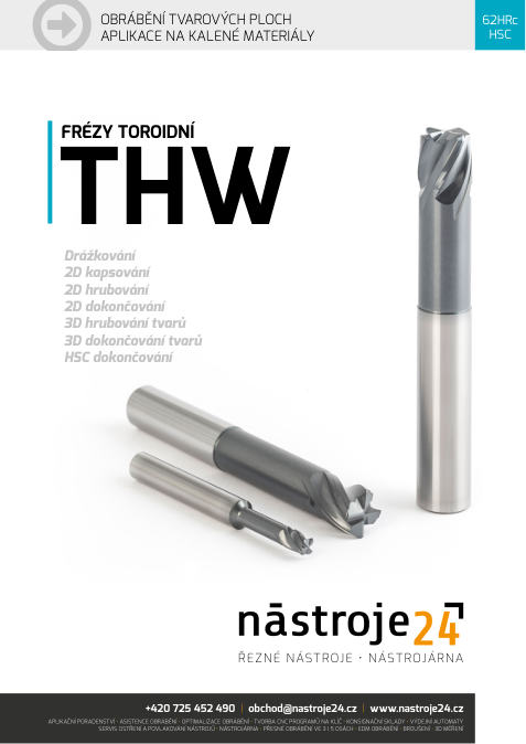 Náhled katalogu: Toroidní frézy THW